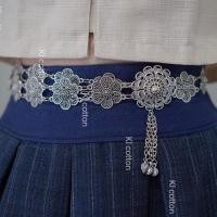 ราคา เข็มขัดเงิน ลายดอกไม้โบราณ (26280713468)