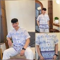 ราคา เสื้อผ้าฝ้ายเนื้อนุ่ม พิมพ์ลายช้างผู้ชาย (23484367710)