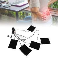 ราคา เครื่องทำความร้อนไฟฟ้า Pad ปลอดภัย 5 in 1 ล้างทำความสะอาดได้ 5V ความร้อนคาร์บอนไฟเบอร์เย็บได้ 3 เกียร์ปรับได้สำหรับเบาะ (50151002009)