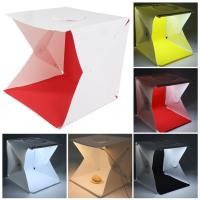 ราคา กล่องถ่ายภาพแสงนุ่มปรับความสว่างแบบพกพาการถ่ายภาพ Softbox พับสำหรับเครื่องประดับผลิตภัณฑ์วัตถุขนาดเล็ก (43375781008)
