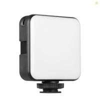 ราคา Andoer W64 Mini Bi color Vlog ไฟ LED 2500K 6500K หรี่แสงได้ 6W แบตเตอรี่ในตัวชาร์จ 3 ช่องเย็นเข้ากันได้กับกล้อง Canon DSLR แพ็ค 1 ชิ้น (42800797293)