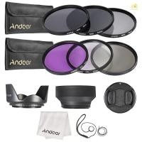 ราคา Andoer 72mm ชุดกรองเลนส์ UV CPL FLD ND ND2 ND4 ND8 พร้อมกระเป๋าพกพา ฝาปิดเลนส์ ที่ใส่ฝาปิดเลนส์ Tulip เลนส์ยาง ผ้าทําความสะอาด (40900795397)