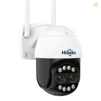 ราคา Hiseeu WHDC12 4MP Wireless Monitor กล้อง Dual Lens Wall Mount สมาร์ท WiFi กล้อง 8X ซูม IP66 กันน้ําสี Night Vision Two Way Talk Motion Detection การติดตามอัตโนมัติ PTZ Rotatabl (40250795794)