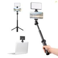 ราคา Andoer W140 RGB LED Video Light Kit Pocket Video Conference Lighting CRI95 2500K 9000K หรี่แสงได้ 20 เอฟเฟกต์แสงพร้อมเดสก์ท็อปขาตั้งกล้อง Ballhead ที่วางโทรศัพท์คลิปคอมพิวเตอร์เย็น Sh (29733766583)