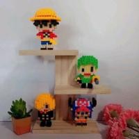 ราคา ชั้นไม้วางโมเดล มินิมอล ไม้สนนอก 3 ชั้น (29718093010)