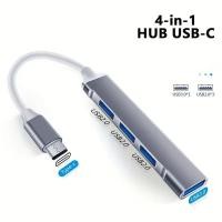 ราคา USB HUB 3 0 Extender 4 พอร์ต Splitter อะแดปเตอร์ OTG Docking Station สําหรับโทรศัพท์ Macbook Pro 13 15 Air PC แล็ปท็อปคอมพิวเตอร์ Hub (43673762468)