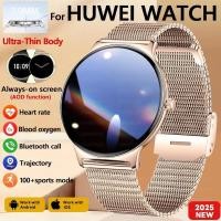 ราคา สําหรับ Huawei ใหม่ Ultra Slim AMOLED สมาร์ทนาฬิกาผู้หญิงหน้าจอเวลาแสดง Heart Rate BT Calling High end แฟชั่น Smartwatch (42624797721)