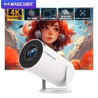 ราคา Magcubic HY300 Pro โปรเจคเตอร์ 200ANSI พื้นเมือง 720P ไร้สายหน้าจอระบบ Mirroring Dual Band WiFi Hi chip A3100 สําหรับโฮมเธียเตอร์ (28043206561)