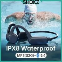 ราคา หูฟังไร้สายสําหรับ shokz เปิดกีฬา Bone Conduction บลูทูธ IPX8 หูฟังกันน้ํา 32G RAM Mp3 เพลงไมโครโฟน (42973520468)