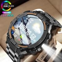 ราคา Smartwatch ทหารผู้ชาย 360 360 HD หน้าจอไฟฉายการตรวจสอบสุขภาพกันน้ํา Heart Rate BT Call สมาร์ทวอท์ชสําหรับ Android IOS (42724797578)
