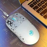 ราคา HXSJ T90 RGB Backlit Gaming Mouse แบบมีสาย 2 4G บลูทูธไร้สายรุ่นใหม่ 650mAh แบตเตอรี่ 500 ล้านคลิกสูงสุด 4000 DPI (43673762522)