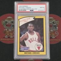 ราคา การ์ด เกรด Michael Jordan 1990 Kenner Starting Lineup Yellow PSA 8 (40823961202)
