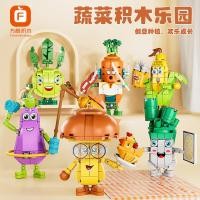 ราคา ตารางสีส้มผักอาคารบล็อกสวรรค์หัวใหญ่ผักเห็ดข้าวโพดคั่วประกอบรุ่นเด็กประกอบของเล่นของขวัญ8290 GWUX (29440970727)