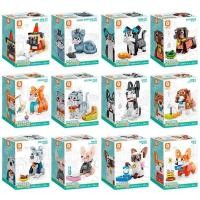 ราคา ใช้งานร่วมกับ LEGO ฟางสัตว์เลี้ยง Series Corgi Husky สัตว์ใช้งานร่วมกับ LEGO สัตว์เลี้ยงน่ารัก Series Corgi Husky สัตว์สาวประกอบของเล่นสยามแมวเครื่องประดับชาย 1008 31 (29876825640)