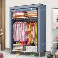 ราคา ตู้เสื้อผ้า 70 90 105 165CM ตู้เสื้อผ้าผ้า ขนาดใหญ่ ผ้ากันน้ำ โครงเหล็กหนา รับน้ำหนักได้ดี100กก (41651542934)