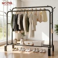 ราคา เสาเเขวนหมวก กระเป๋า บาร์เดี่ยว ราวเเขวนผ้า โครงเหล็ก ราวมินิมอล ราวตากผ้า บาร์คู่ รับน้ำหนักได้ 20 kg (29341951953)