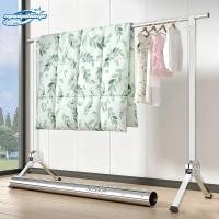 ราคา เหล็กกันสนิม ราวแขวนผ้าบาร์คู่ ราวตากผ้า พับได้ 304 สแตนเลสรุ่น ราวตากผ้าแข็งแรงทนทานยืดหดได้พับได้ รับน้ำหนักได้ 100kg (40669232732)