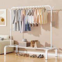 ราคา ราวตากผ้า ราวแขวนเสื้อผ้า โครงเหล็ก มัจุดกันลื่น ราวมินิมอล แขวนเสื้อผ้าขาย น้ำหนักเบาเคลื่อนไหวสะดวก (26737031054)