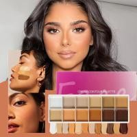 ราคา พาเลทคอนซีลเลอร์ พาเลทคอนทัวร์ครีม 12 สี คอนซีลเลอร์แต่งหน้าติดทนนานสําหรับผู้หญิง Mature Skin pmuisth (55301301448)