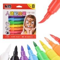 ราคา Body Paint Markers Washable Facial Marker 8 สีชุดปากกาสําหรับวัยรุ่นและผู้ใหญ่ Halter Party pmuisth (44274307231)
