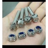 ราคา น๊อตยึดมือลิงหลังน็อต ตัวเมียกันคลาย ราคาต่อ 1 ชุด (24636932780)