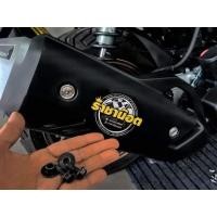 ราคา Pcx160 PCX150 ชุดบูท ฝาครอบท่อ กันร้อนงานสแตนเลสแท้ใส่ทดแทนเดิมได้เลยโตเต็มเบ้า ชุด 2 ตัว (25265319321)