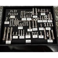 ราคา น๊อตทั้งคัน Giorno น๊อตเลส ชุดน๊อตทั้งคัน หัวเฟือง จี้ลายแบน หัวสนาม จี้ลายแบน เจาะดอกไม้ ทอง ไทเท เงิน ราคาต่อ1ชุด (22256115709)