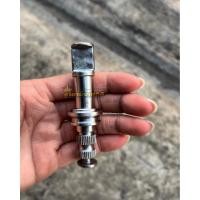 ราคา ชุดแกนลูกเบี้ยว wave พร้อมบูทรองมือลิงเบรคหลัง สแตนเลส สีเงิน เลสแท้ กลึงมือ W125 เวฟ100 W110i DREAM W125i (18276362845)