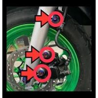 ราคา น๊อตปั้มหน้า สายเบรค PCX ทุกปี giorno ราคาต่อ 1 ชุด เงิน ทอง ไทเท เฟือง สนาม เจาะดอกไม้ (41400452231)