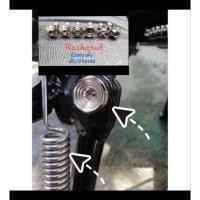 ราคา น็อตขาตั้งข้าง เวฟฮอนด้า สปริงขาตั้งข้างชุป W110i W125i โซนิค เวฟ100ตัวเก่า 125R 125S ราคาต่อ 1 ชุด 2ชิ้น (28201201220)
