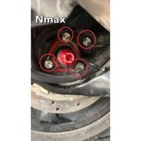ราคา nmax ทุกปี น๊อตสาย ABS หลังรอบๆน๊อตล้อหลังชุด 4 ตัว (42001959161)