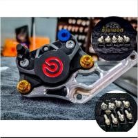 ราคา น๊อตยึดปั๊ม ปักข้าง ด้วง ขาแต่ง 300 มิล forza สแตนเลสแท้ ราคาต่อ 2ตัว (29320212879)