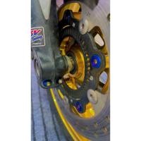 ราคา ? ? ? ? ? ? น๊อตจานดิส จี้ลายแบน หน้า หลัง ชุด 10 ตัว (29737100273)