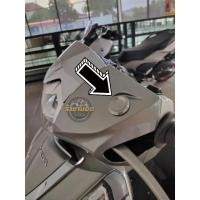 ราคา ปิดรูกระจกเลส Honda Lead X MAX อุดรูกระจกเลส พร้อมซีนยางลาย ร่องลึก ราคาต่อคู่ (23077522183)