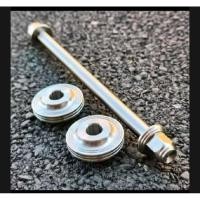 ราคา แกนล้อหน้าPCX160 สนามจี้ลาย 1อัน บูทล้อหน้าไม่แกะซีน1คู่ ราคาต่อ 1 ชุด สำหรับล้อแม็กนะคะ (43971911951)