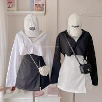 ราคา ชุดเซต 2 ชิ้น เสื้อครอปเชิ้ต กระโปรงกางเกง มีแยกขายน้า (21793873296)