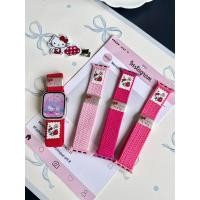 ราคา ใหม่หัวเข็มขัดแม่เหล็กสําหรับสายนาฬิกาพิมพ์ลาย Hello Kitty สําหรับ A pple Watch Ultra 3 2 1 S1110 S9 S8 49 45 46 42 44 สําหรับ IWatch S7 SE 38 40 41 (42007203198)