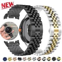 ราคา สายสแตนเลสสําหรับ Samsung Galaxy Watch 8 40 44 มม ไม่มีช่องว่างสายโลหะสําหรับ Galaxy Watch 8Classic 46 มม สายนาฬิกา Quick fit (28843098785)