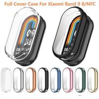 ราคา คลุมทั้งหมดสําหรับ Xiaomi Mi Band 9 8 หน้าจอ Protec Mi Band9 8 NFC TPU ป้องกันหน้าจอป้องกันกรณีนาฬิกา CaseFor Mi band8 9 (26683033273)