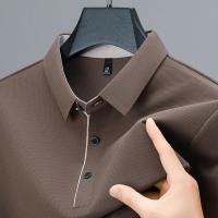 ราคา เสื้อโปโล เสื้อโปโลโมโนโครม เสื้อโปโลแขนสั้น วัยกลางคนหนุ่มวัยกลางคนวัยกลางคนบางธุรกิจสบายๆผ้าไหมน้ําแข็งรูปแบบใหม่เสื้อยืดต่อต้านริ้วรอยด้านบนผู้ชายแขนสั้นพี (29033621908)