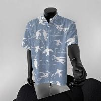 ราคา อเมริกันฮาวายพิมพ์เสื้อผู้หญิงแขนสั้นฤดูร้อนสไตล์ฮ่องกงสไตล์ญี่ปุ่นครึ่งแขนเสื้อผ้าผู้หญิงเสื้อชายหาด (55101187596)