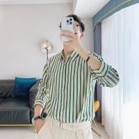 ราคา เวอร์ชั่นเกาหลีเสื้อเชิ้ตลายผู้ชายแขนยาวระดับไฮเอนด์อังกฤษ ยูปปี้ ผู้ชายแสงผู้ใหญ่สไตล์เสื้อด้านในแจ็คเก็ตสตรีทสวม (50300383024)