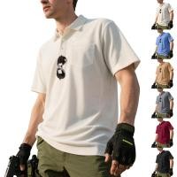 ราคา เสื้อโปโลแขนสั้นสำหรับผู้ชาย ซัมเมอร์ สีทึบ ระบายอากาศได้ดี มีกระเป๋า (26492868464)