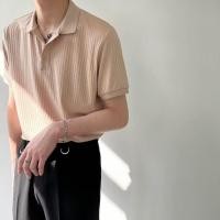 ราคา ปกแขนสั้นเสื้อยืดผู้ชายสบายๆธุรกิจสลิมฟิตผ้าลูกฟูกผ้าฝ้ายเสื้อโปโลผู้ชายแฟชั่นระบายอากาศทั้งหมด (46701202997)