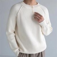 ราคา ใหม่สไตล์จีนเสื้อกันหนาวผู้ชายขี้เกียจกระจัดกระจายนุ่มข้าวเหนียวหลวมความรู้สึกระดับไฮเอนด์เวอร์ชั่นเกาหลีอินเทรนด์ลําลองอบอุ่น Kn (26943513579)