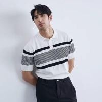 ราคา เสื้อโปโลผู้ชาย ลายพิมพ์สีดำและขาว ทรงแขนสั้น สไตล์ลำลอง ระดับไฮเอนด์ (56250652745)