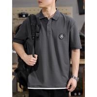 ราคา เสื้อโปโลผู้ชายแขนสั้นสไตล์ญี่ปุ่นย้อนยุค ทรงหลวม อินเทรนด์สำหรับฤดูร้อน (27740963434)