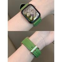 ราคา สไตล์ Ins เหมาะสําหรับ ApplewatchS9 10 สายหนังพรีเมี่ยมย้อนยุค87654321สินค้ากีฬา se Female Spot (27688742846)