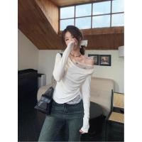 ราคา เสื้อลูกไม้แขนยาว ลายยืด สไตล์สตรีท เหมาะสำหรับฤดูใบไม้ร่วงและฤดูหนาว (44122580205)