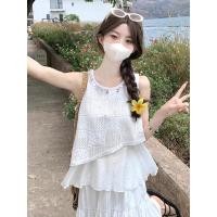 ราคา พร้อมสต็อก จัดส่งที่รวดเร็ว ท็อปส์ผู้หญิงฤดูร้อน 2025 สไตล์โบฮีเมียนยกทรง สไตล์ใหม่สไตล์ไทย โดปามีน สวมใส่ด้านนอกเฉพาะสูทแขนกุดชุด ปาร์ตี้เล่นวันเCelebration Day Party Shorts Sleeve Top Summer Women B